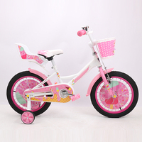 Vélo pour enfants OEM 12 pouces avec frein à disque, vitesse unique, cadre en acier, vélo pour bébé pour filles de 3 ans