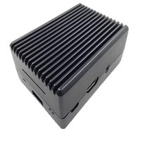 Boîtier de dissipation thermique en alliage d'aluminium pour Raspberry Pi 4B, accessoires informatiques à refroidissement passif avec fonction dissipateur de chaleur