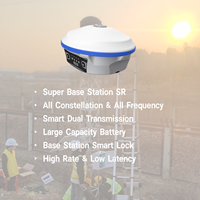 Station de base Super SR avec radio intégrée, instrument de mesure RTK multi-GNSS, indice de protection IP68, 1598 canaux, 4G/WiFi/Bluetooth, -45~75