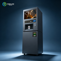 Machine à café automatique compacte, petite en taille, idéale pour les bureaux et les mini-cafés.