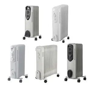 Cheap 400w 600w 800w 1000w 1500w 2000w 2500w 5 7 9 11 13 Fins Machine Electric Thermostat Filled Radiator Room Oil Heaters