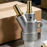 Pistolet de sablage pneumatique de type C Born Machinery, buse en carbure de bore, aspiration Venturi, installation facile, sablageur stable