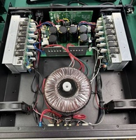 Amplificateur de puissance métallique de classe H à 2 canaux 800W, 600W, 400W pour systèmes audio professionnels. 8Ω, boîtier métallique, qualité professionnelle.