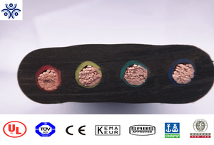 300/500 v caucho aislamiento y cubierta <span class=keywords><strong>ascensor</strong></span> se Cable plano Flexible - Product Image 2