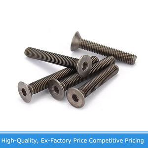 Din7991 TA2 Titan tinh khiết M2 M2.5 M3 M4 M5 M6 <span class=keywords><strong>M8</strong></span> <span class=keywords><strong>gr2</strong></span> lục giác HEX ổ cắm đầu phẳng chìm Allen bu lông vít - Product Image 4