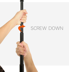 Sunterre Barre transversale télescopique en acier inoxydable de 3 m pour cadre de fond photographique, support de lampe suspendue réglable pour studio <span class=keywords><strong>photo</strong></span> - Product Image 5