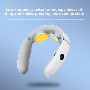 Wholesale U Shape Neck Massager Cordless Electric Pulse Heated Neck Massage Machine Gift Box Set OEM ODM - Product Image 5