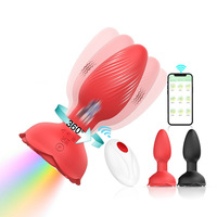 Vibrateur anal en silicone à rotation spirale à 10 fréquences, télécommande, stimulateur de prostate masculin, plug anal vibrant