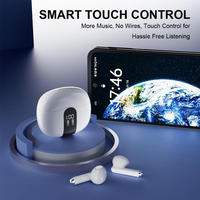 Audífonos Inalámbricos Bluetooth 2025 con Logo Personalizado, Pantalla LED, Manos Libres y Estilo Air Earphone