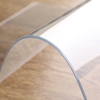 Rouleau de film souple en PVC décoratif haute transparence, couverture imperméable durable, tapis de table, film super transparent