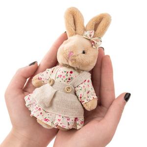 테디 베어 토끼 커플 봉제 장난감 펜던트 결혼 선물 또는 열쇠 고리가있는 부드러운 인형 동물 인형 - Product Image 1