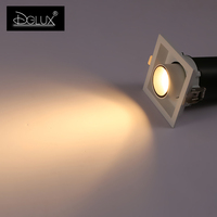 DGLUX Offre Spéciale CE RoHS 220V Lumière VERS LE BAS En Aluminium 7w a enfoncé le Plafond Spot LED Downlight