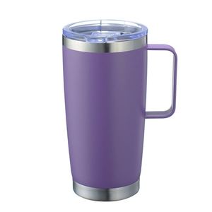 20Oz Double Wall Stainless Steel <b>Thermal</b> <b>Mug</b> Spill Proof Sliding Lid Kitchen Dining Bulk Custom Logo Tumbler ASM26 - Product Image 5