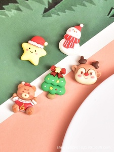ของเล่น DIY ติดกาวปีใหม่ งานฝีมือคริสต์มาส การ์ตูนเรซิ่น ของตกแต่งกาวฟรอสต์ งานประดิษฐ์เครื่องประดับทำเองเพื่อความสนุก - Product Image 3