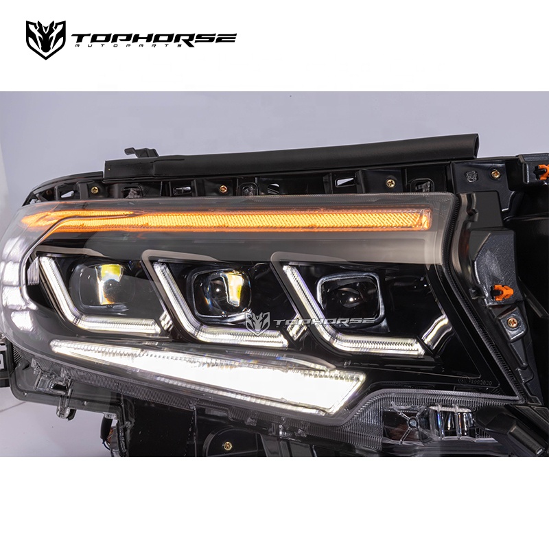 トヨタ ランドクルーザー プラド 150用 3レンズLEDヘッドライトセット