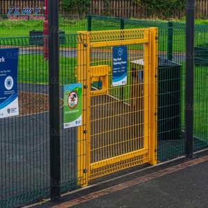 Tlwy Chất lượng cao kim loại vườn/công viên/nhà/sân hàng rào an toàn tường hàng đầu cuộn hàng đầu hàng rào uốn thiết kế BRC dây lưới hàng rào - Product Image 5