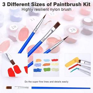 Kits de <span class=keywords><strong>peinture</strong></span> par numéros pour adultes, <span class=keywords><strong>peinture</strong></span> à la main, animaux, bricolage, coloriage par numéros, <span class=keywords><strong>girafe</strong></span> avec éléphant, image 40*50 sans cadre - Product Image 2