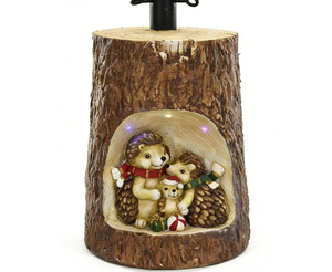 Supporto per Albero di Natale a Forma di Famiglia di Gufo, Base Decorativa Robusta Ideale per Creare un Magico Paesaggio Invernale nella Tua Stanza - Product Image 5
