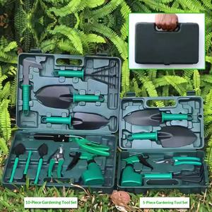 Three-piece Flower Planting Tool Set with PP Plastic Handle for Potted Plants and Bonsai <strong>Gardening</strong> - Product Image 1