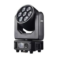7*40W LED faisceau Zoom tête mobile avec anneau led Mode de contrôle DMX pour les discothèques fêtes DJs Discothèques éclairage