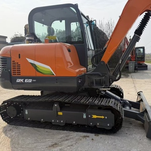 Mini-excavatrice DoosanDX60 d'occasion, 6 tonnes, godet de 0,2 m³, marque coréenne d'origine, petite excavatrice de chantier, faible nombre d'heures, certifiée CE - Product Image 6