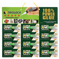 Lem CA Glue Rapid Set Anti Clog Stopper 12 Buah Per Kartu Model Keramik Kaca Untuk Sepatu Bengkel Pemula Grosir Paket Multi