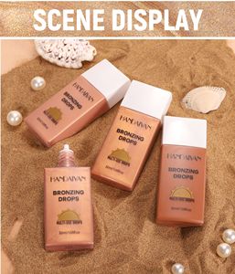 Fond de teint liquide mat perlé imperméable, hydratant, teint foncé, fond de teint coussin, <span class=keywords><strong>naturel</strong></span>, couvrant - Product Image 2