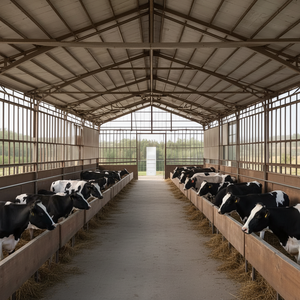 Chine prix bon marché et haute qualité chèvre mouton hangar ferme maison bâtiments entrepôts industriels structure en acier pour supermarché - Product Image 1