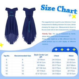 Robes de cérémonie pour enfants de 12 ans, en mousseline de soie, avec strass, épaules dénudées, robe de fête élégante pour filles - Product Image 6