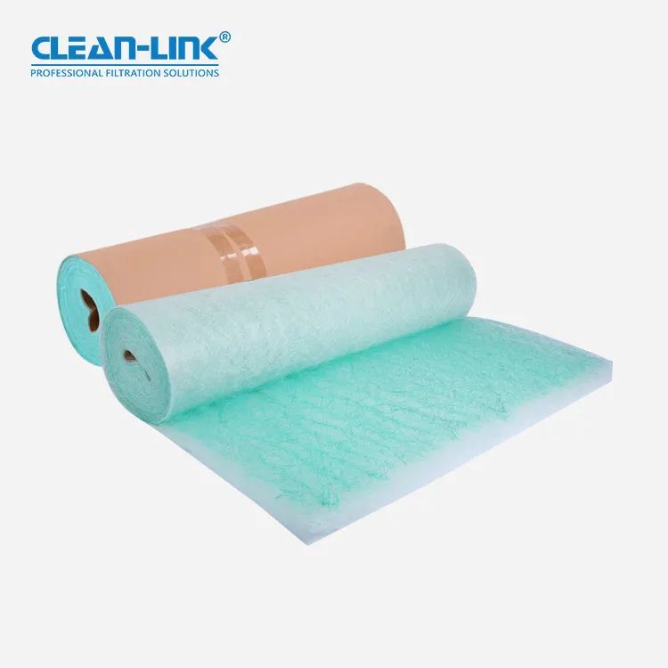 Wholesales Fiberglass Paint Stop floor Air Filter arrestor Media Rolls for Painting Booth With Filter
