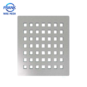 Tôle perforée galvanisée de 3 mm d'épaisseur pour grilles d'évacuation des eaux pluviales, couvercles d'égouts, systèmes de drainage industriels - Découpe et soudure disponibles - Product Image 3
