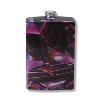 Bouteille de parfum Eco-Friendly Professional Reed Diffuseur Luxury Spray Frosted Dark Purple Roller Round Oil 100ml Bouteille de parfum