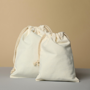 Sachet Pochette en <span class=keywords><strong>Tissu</strong></span> Écologique Réutilisable et Recyclable avec Logo Personnalisé en Gros, <span class=keywords><strong>Sac</strong></span> <span class=keywords><strong>Cadeau</strong></span> en Mousseline de Coton Biologique à Cordon - Product Image 3