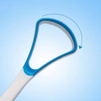 Grattoir pour langue adulte à usage quotidien Grattoir pour langue à manche lisse