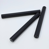 Tabung Aluminium AL6061 Kelas Kelautan Berlapis Anodisasi Hitam, Pemesinan CNC, Komponen Detektor Bawah Air, Komponen ROV AUV 0,01mm