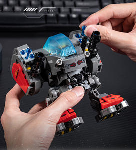 JD022 ใหม่มาถึง <span class=keywords><strong>Starcraft</strong></span> II หุ่นยนต์ MOC อิฐชุด DIY อนุภาคขนาดเล็ก Montessori ของเล่นเพื่อการศึกษาของขวัญบล็อกอาคารชุด - Product Image 4