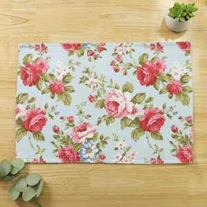 B2B Bulk Custom Logo Printed Place Mats Washable Double <b>Sided</b> Fabric <b>Table</b> Mat For Corporate Event Banquet Management - Product Image 1