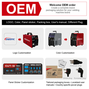 Mesin Las Inverter <span class=keywords><strong>3-in-1</strong></span> Corotc, Mesin Las Multi Proses MIG/Lift TIG/MMA, Tegangan Ganda 110V/220V, Portabel untuk Baja Karbon - Product Image 4