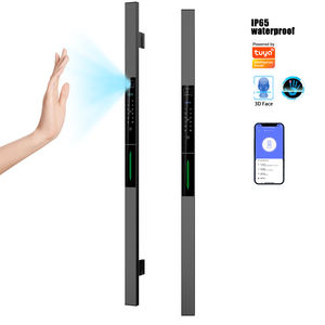 Kunci pintu Tuya elektronik Cina, kunci pintu wajah pintar dengan pemindai genggam - Product Image 1