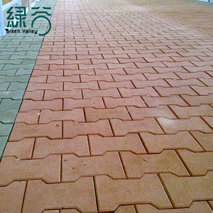 Gạch Lát Sân Chơi Cao Su Tái Chế Gạch Lát Cao Su Bên Ngoài Gạch Lát Sàn Cao Su Cho Lối Đi - Product Image 2