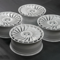 Roues forgées directionnelles de couleur blanche personnalisées 19 20 21 pouces CB 74,1 mm pour BMW X6 II (F16) X6 M F86 2014-2019