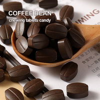 Coffee Candy Coffee Bean Candy Chewing Tablets Sugar Free Coffee Content 20% Hard Candy Prevent Drowsiness and Refresh Oneself