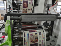 Machine d'impression flexographique pour rubans adhésifs 5-6 couleurs, meilleure vente, machine d'impression flexo graphique pour films PE