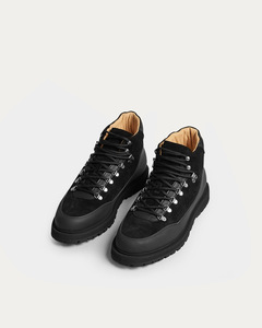VOGU Stivaletto da <span class=keywords><strong>Uomo</strong></span> in Pelle Scamosciata Stile Retrò con Lacci, Antiscivolo, Traspirante e Leggero per Autunno Inverno - Product Image 5