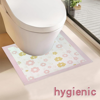 Tapis de bain jetable anti-dérapant Tapis de sol jetable pour salle de bain