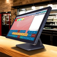 Terminal de point de vente (TPV) tout-en-un avec écran tactile 21 pouces pour cuisine, caisse enregistreuse et ordinateur de point de vente (POS)