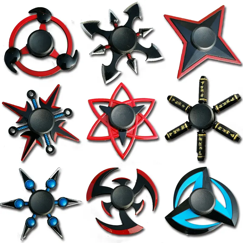 Novo Fogo Sombra Mão Spinner Animação Coleção Popular Liga De Zinco Finger Giroscópio Lazer Brinquedos Atacado De Fabricantes