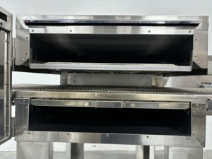 Four à pizza automatique au gaz GPL pour camion-restaurant, utilisation mobile, bande transporteuse commerciale, température maximale 350°C, protection contre la surchauffe, pour boulangerie - Product Image 4