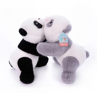 Nouvelle peluche chien Husky Panda très populaire avec rembourrage en peluche super douce et coton PP, cadeau d'anniversaire réaliste et mignon pour enfants