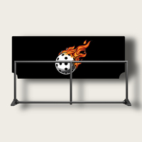 Barrière de protection pour terrain de tennis de table intérieur/extérieur, panneau de clôture sportive personnalisé pour la publicité de ping-pong
